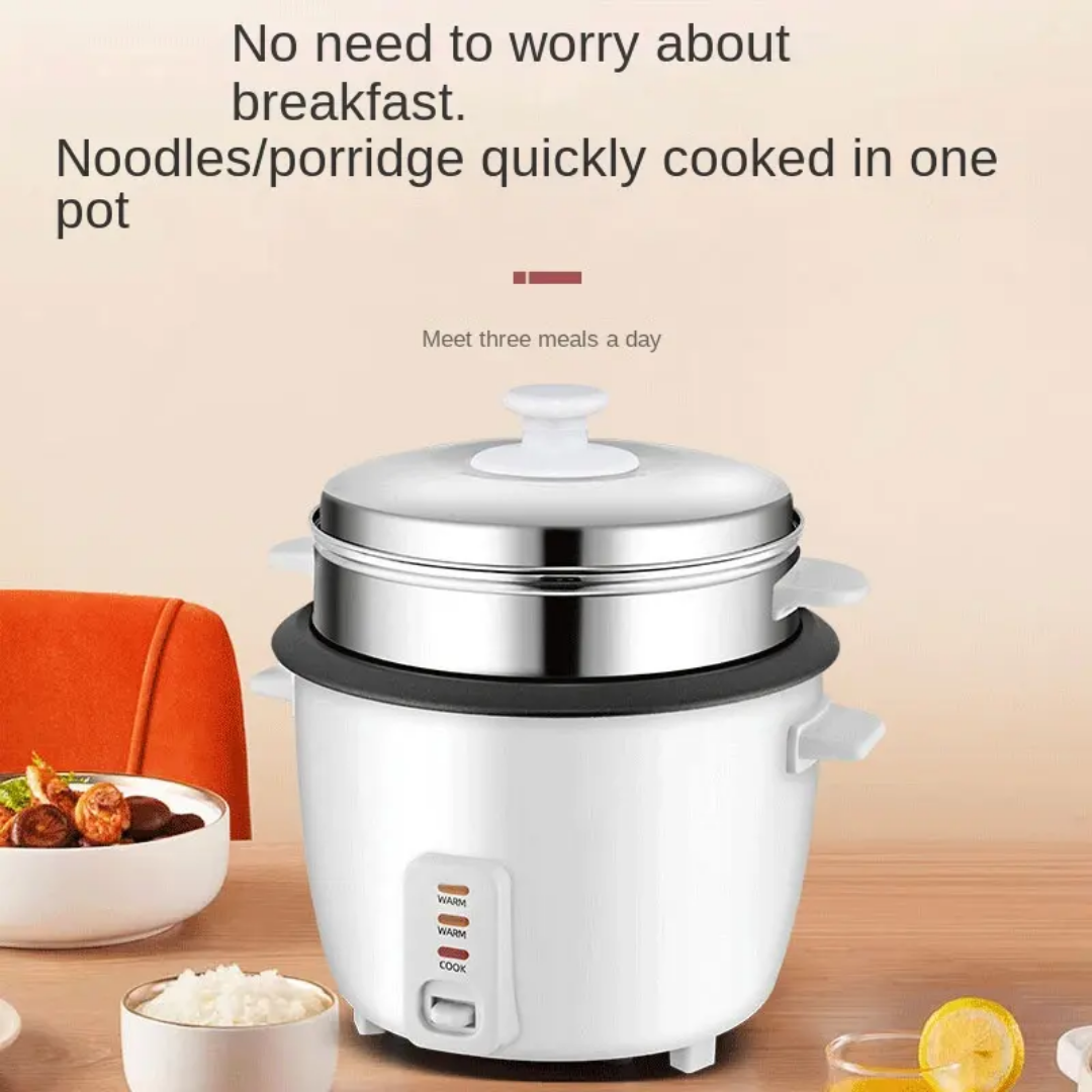 High Quality Electric Rice Cooker 1.ol 1.5l 1.8l 2.2l 2.8l Drum Shape Plastic Paddle Microcomputer Including Steamer Kitchen Use